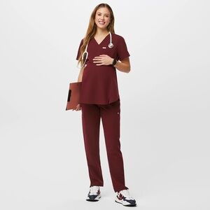 Figs Women's Burgundy Pants